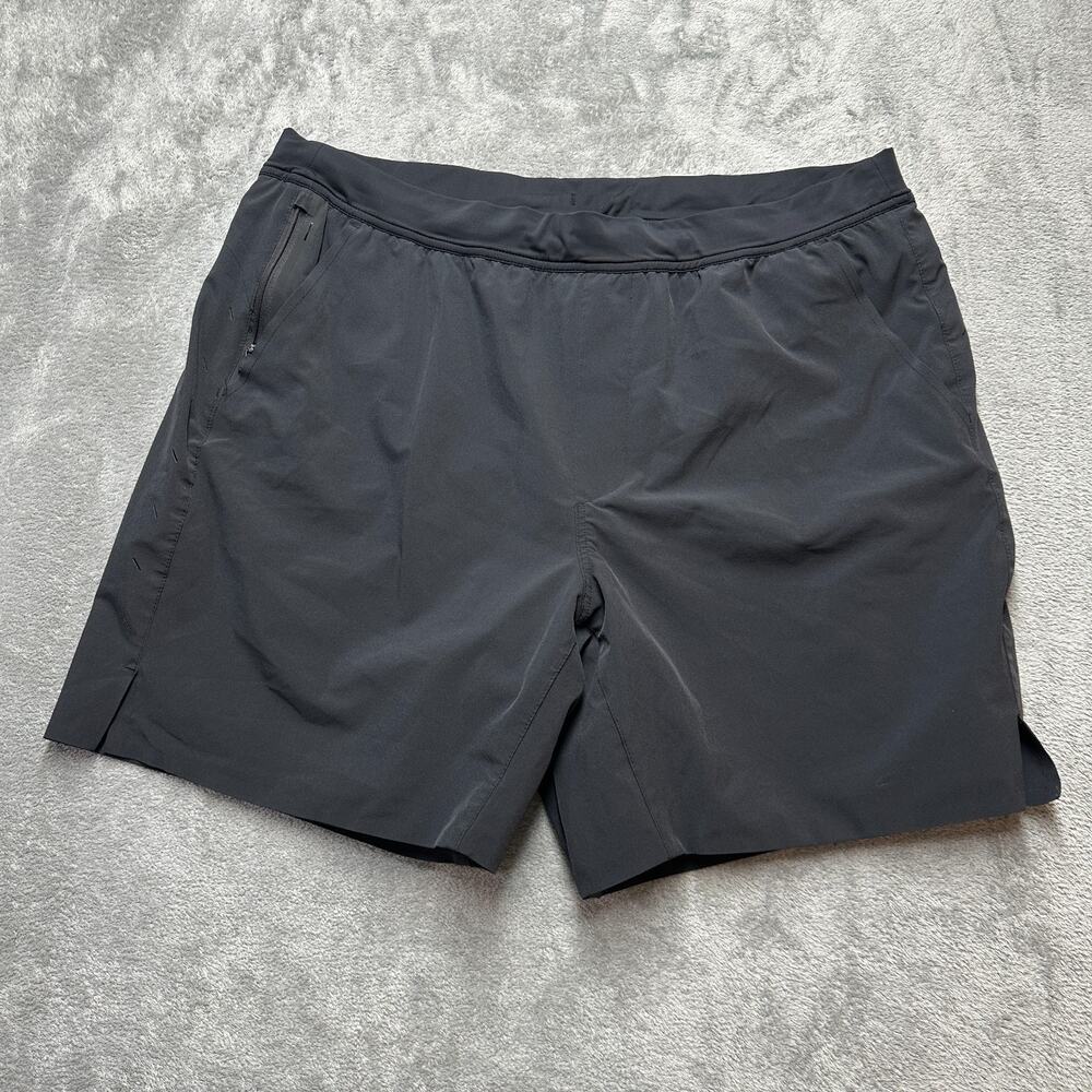 Ten Thousand Interval Shorts Mens 2XL XX x 7" Lined Black Active Workout Running
